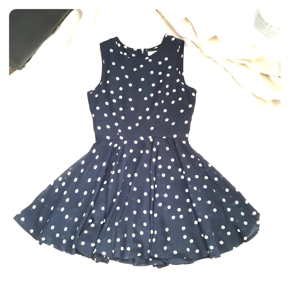 Maison Jules Polka Dot Fit and Flare